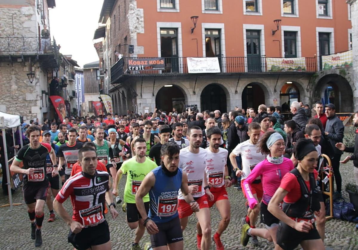 Participantes de una edición anterior de la Kobaz Koba Trail.
