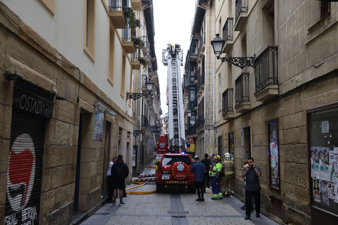 El humo vuelve a activar las alertas en la Parte Vieja
