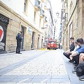 El humo vuelve a activar las alertas en la Parte Vieja