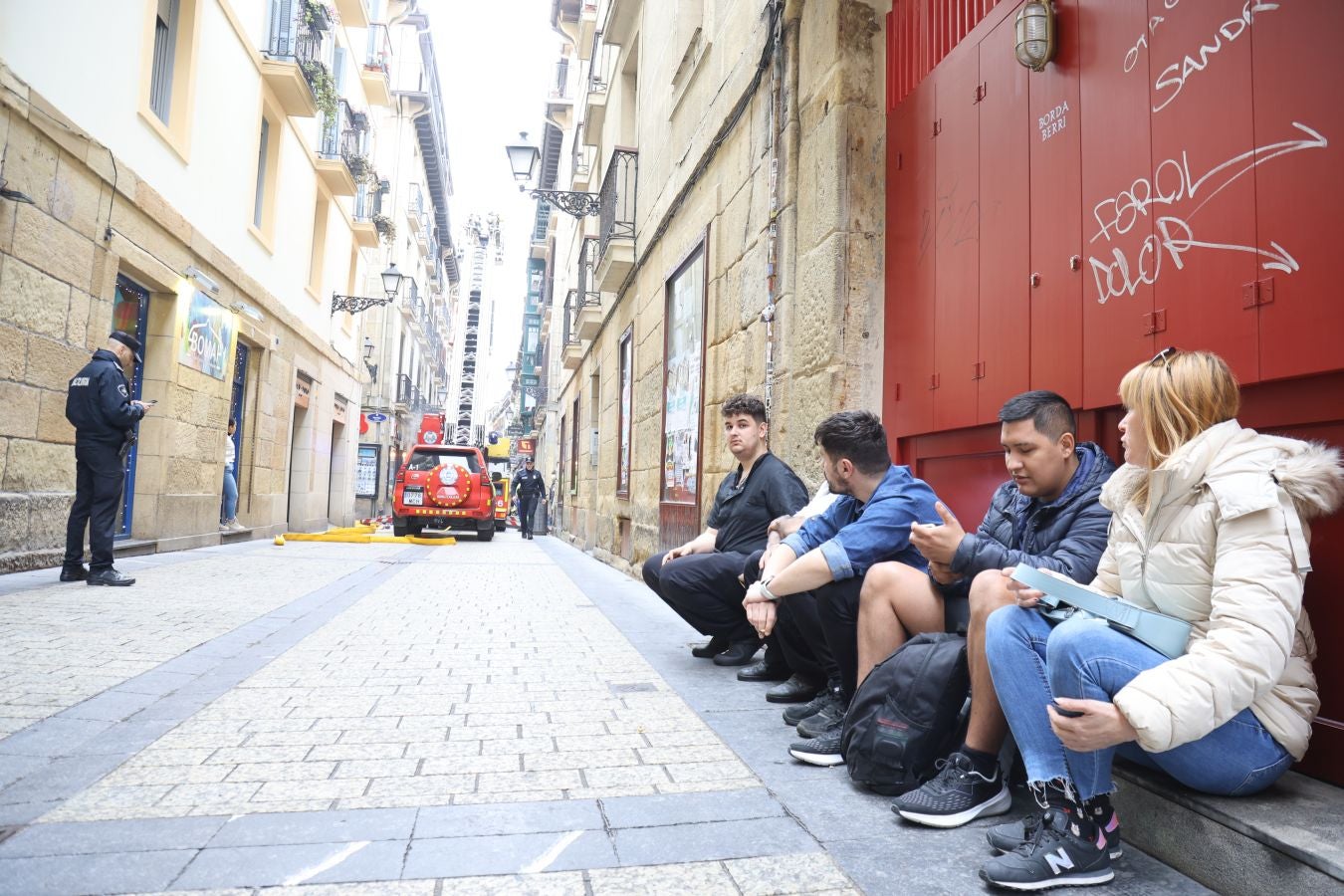 El humo vuelve a activar las alertas en la Parte Vieja