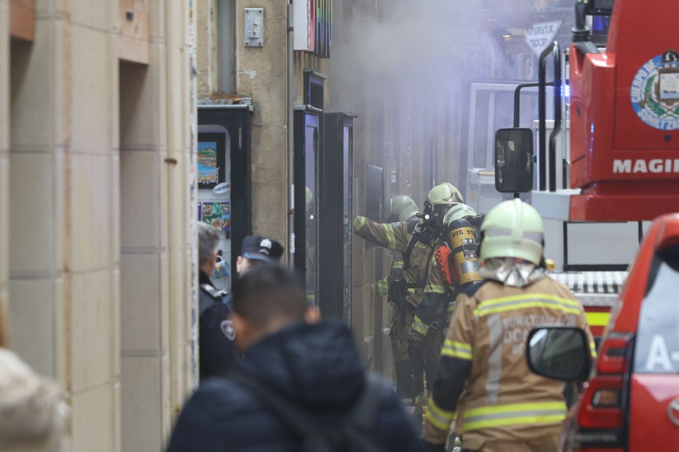 El humo vuelve a activar las alertas en la Parte Vieja