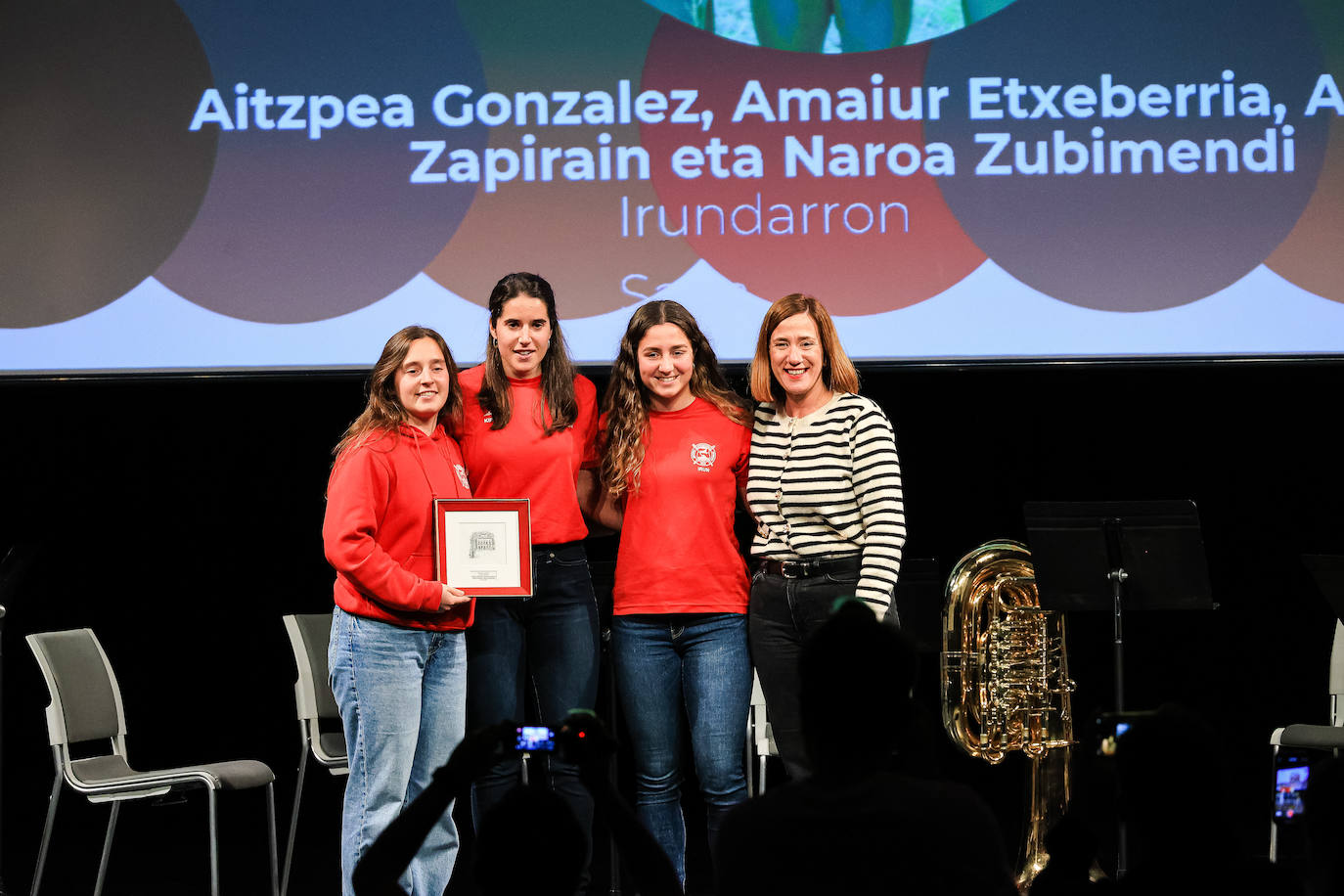 Las mejores imágenes de la gala del deporte irundarra