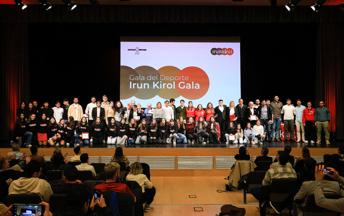 Las mejores imágenes de la gala del deporte irundarra