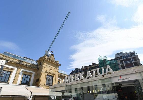 Mercado de la Bretxa de la Parte Vieja de Donostia.