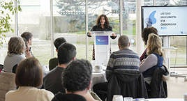 Idurre Eskisabel, 2024 hasieran egindako agerraldian.