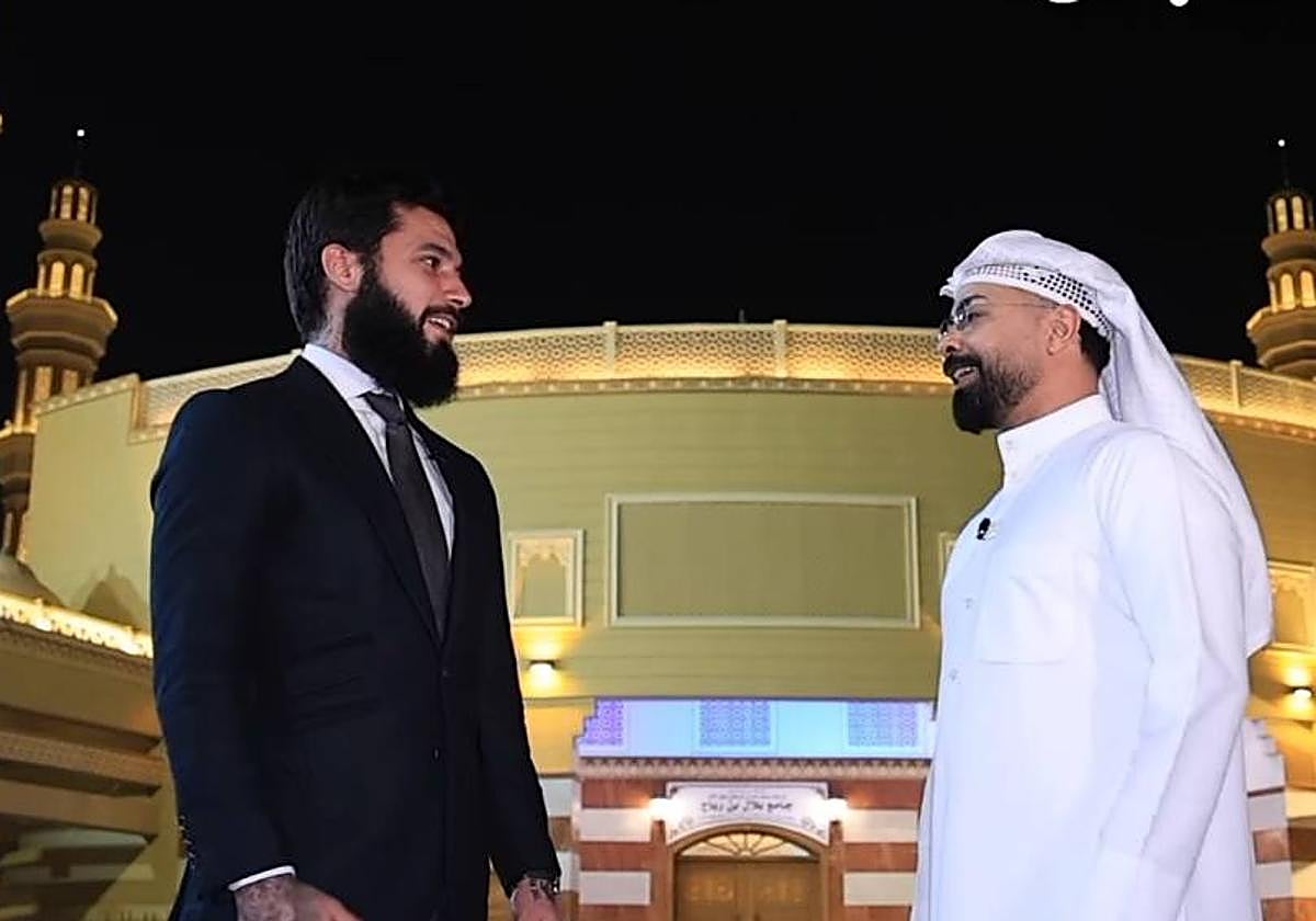 El futbolista Jota Peleteiro, en el vídeo de su reconversión.