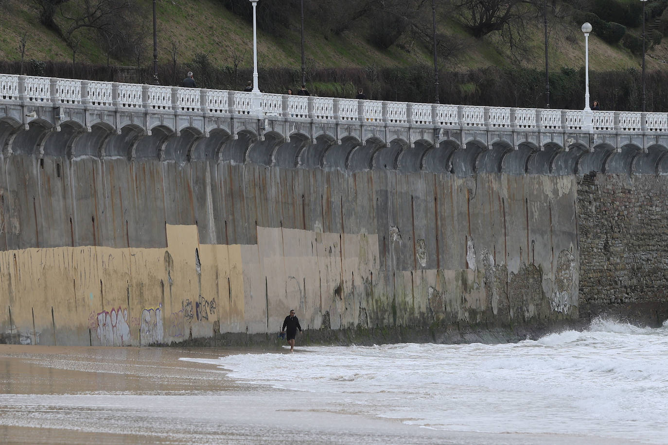 La borrasca &#039;Louis&#039; barre Gipuzkoa
