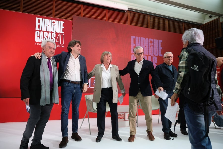 El PSE-EE homenajea a Enrique Casas en el 40 aniversario de su asesinato