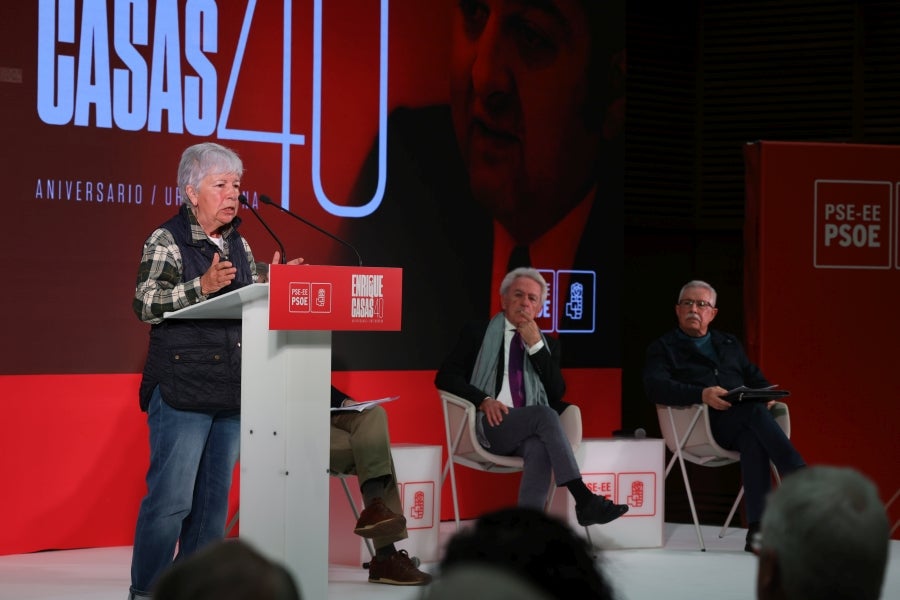 El PSE-EE homenajea a Enrique Casas en el 40 aniversario de su asesinato
