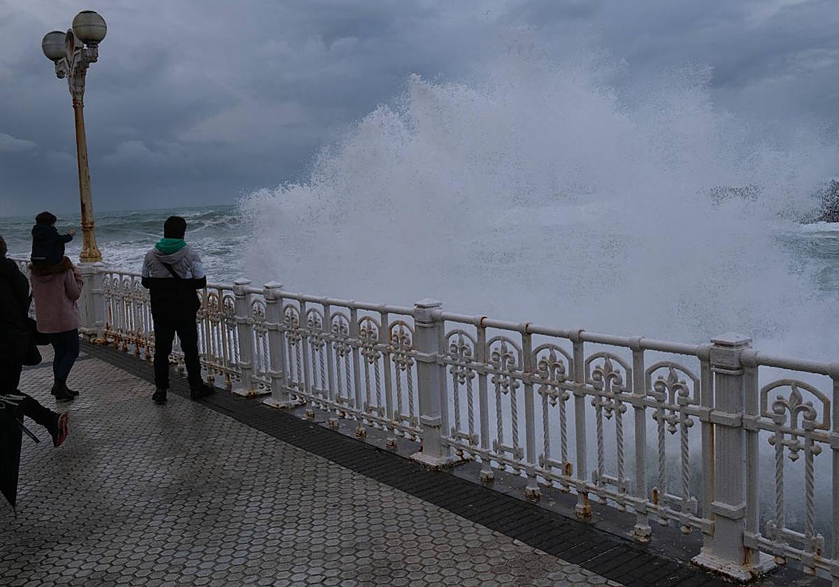 El paso de la borrasca &#039;Louis&#039;, en imágenes