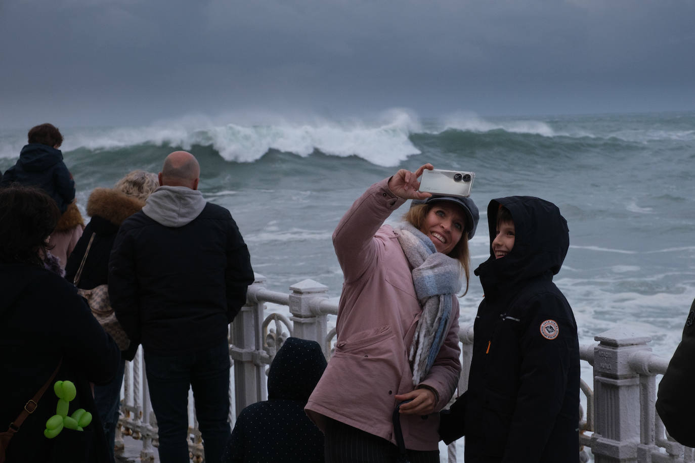 El paso de la borrasca &#039;Louis&#039;, en imágenes