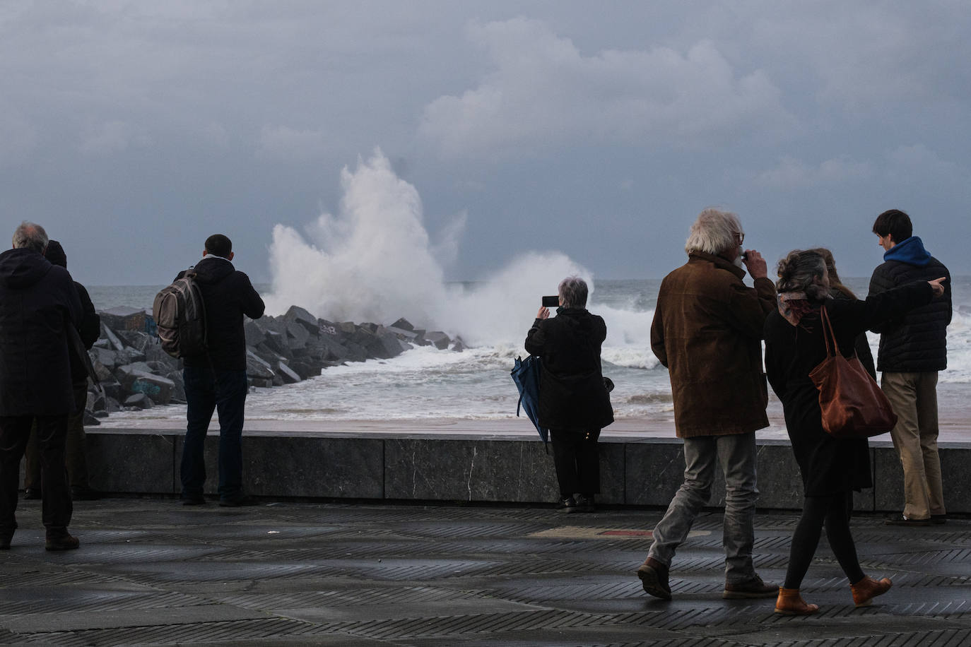 El paso de la borrasca &#039;Louis&#039;, en imágenes