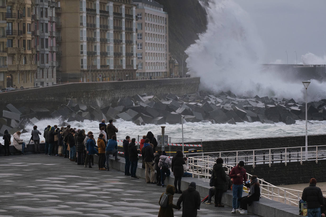El paso de la borrasca &#039;Louis&#039;, en imágenes