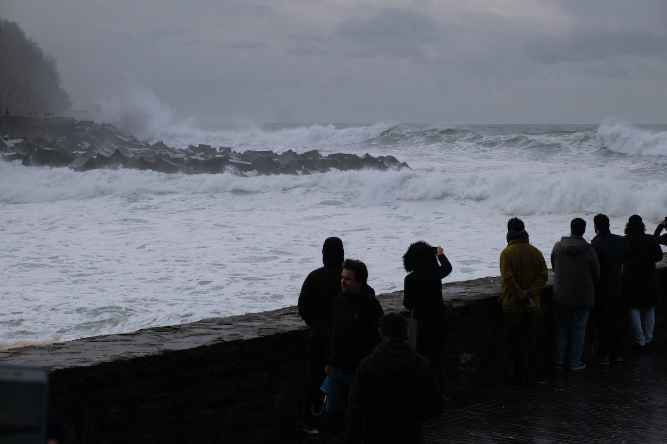 El paso de la borrasca &#039;Louis&#039;, en imágenes