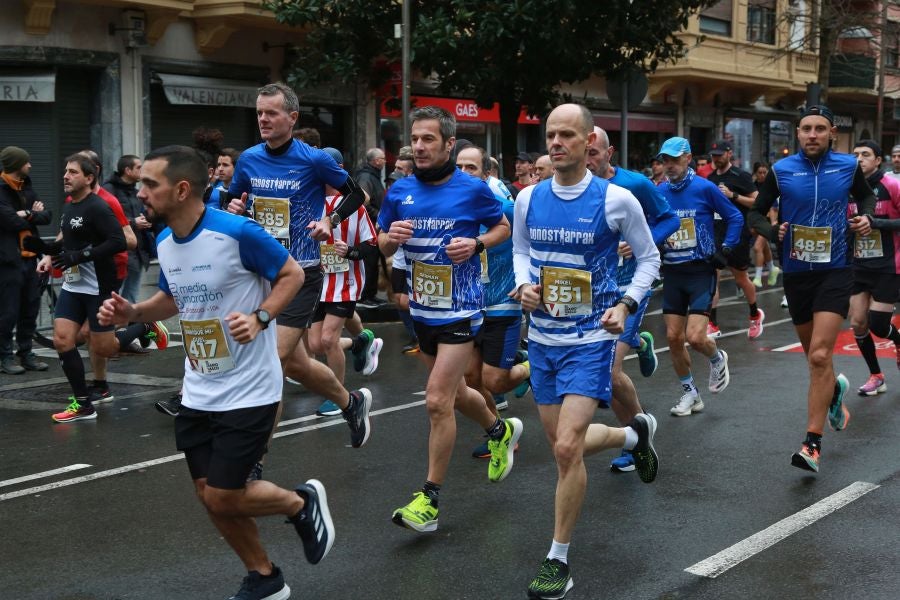 Éxito de la media maratón del Bidasoa