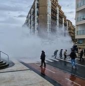 Las imprudencias que por suerte solo acabaron en algún remojón en Donostia