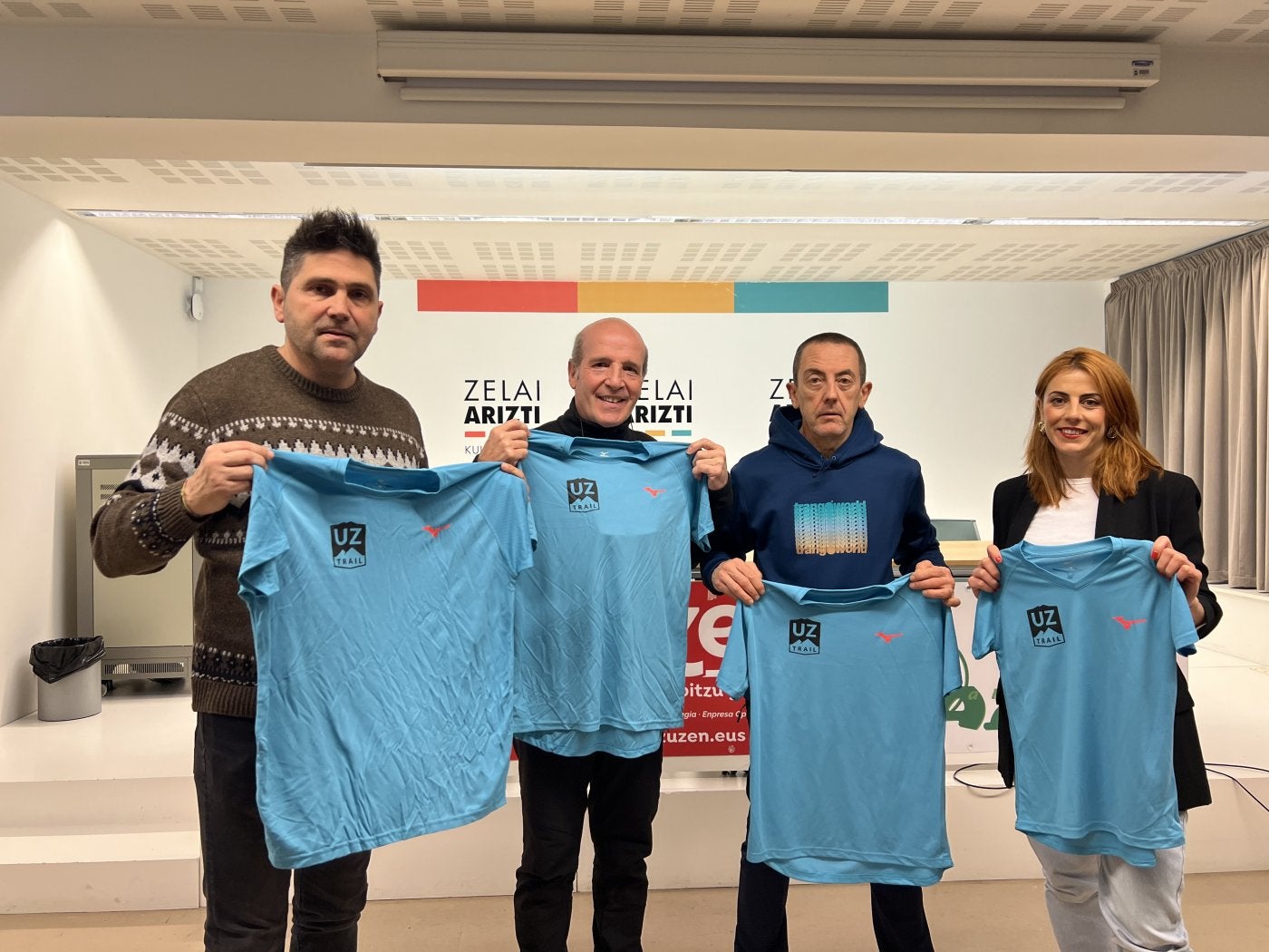 Mikel Serrano, Jesus Mari Etxeberria, Francisco Catalán yMaialen Fidalgo.