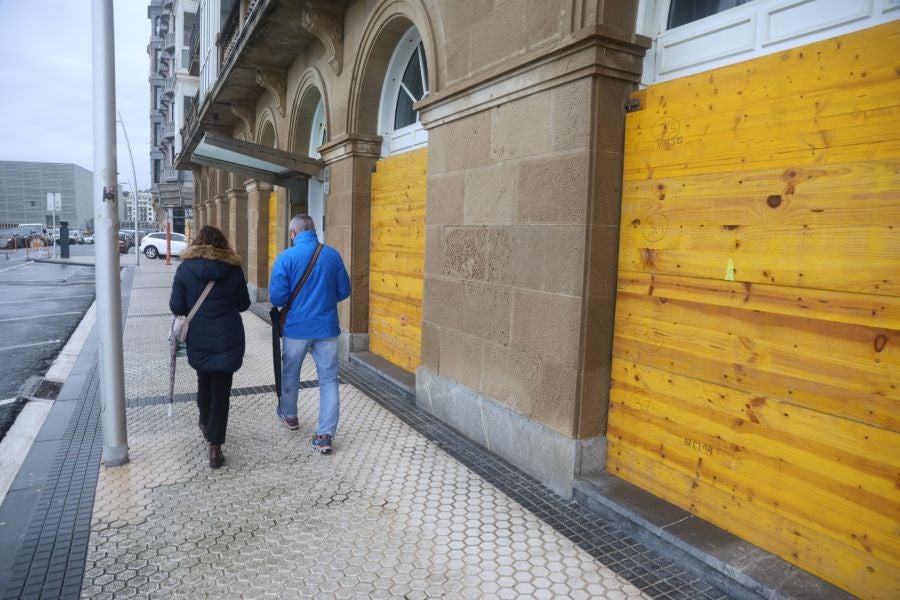 Euskadi en alerta por lluvia, viento y olas