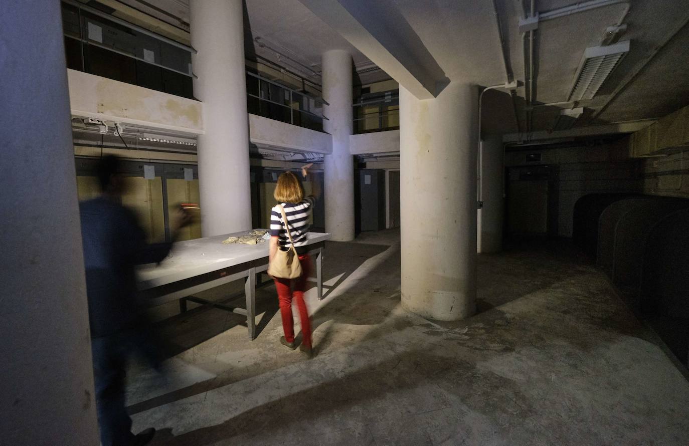 Así estaba la sede del Banco de España en Donostia en 2019