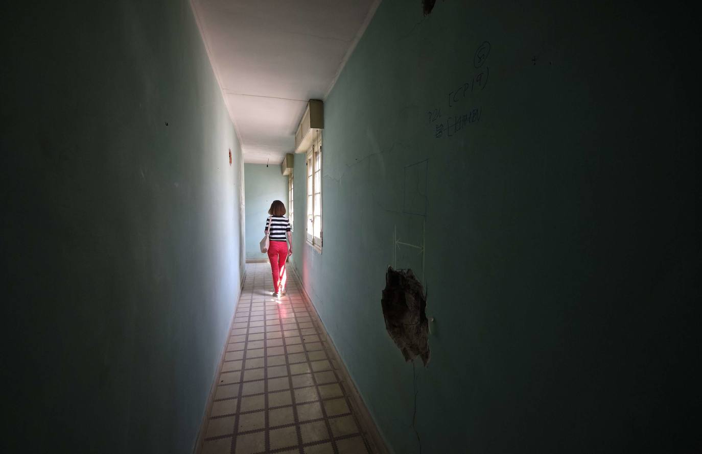 Así estaba la sede del Banco de España en Donostia en 2019