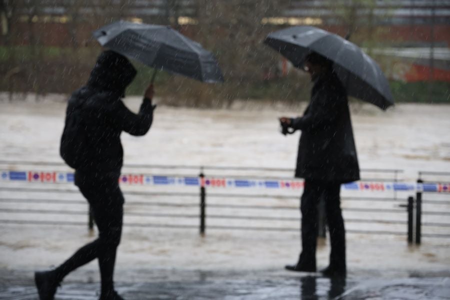 Gipuzkoa, en alerta por las fuertes lluvias