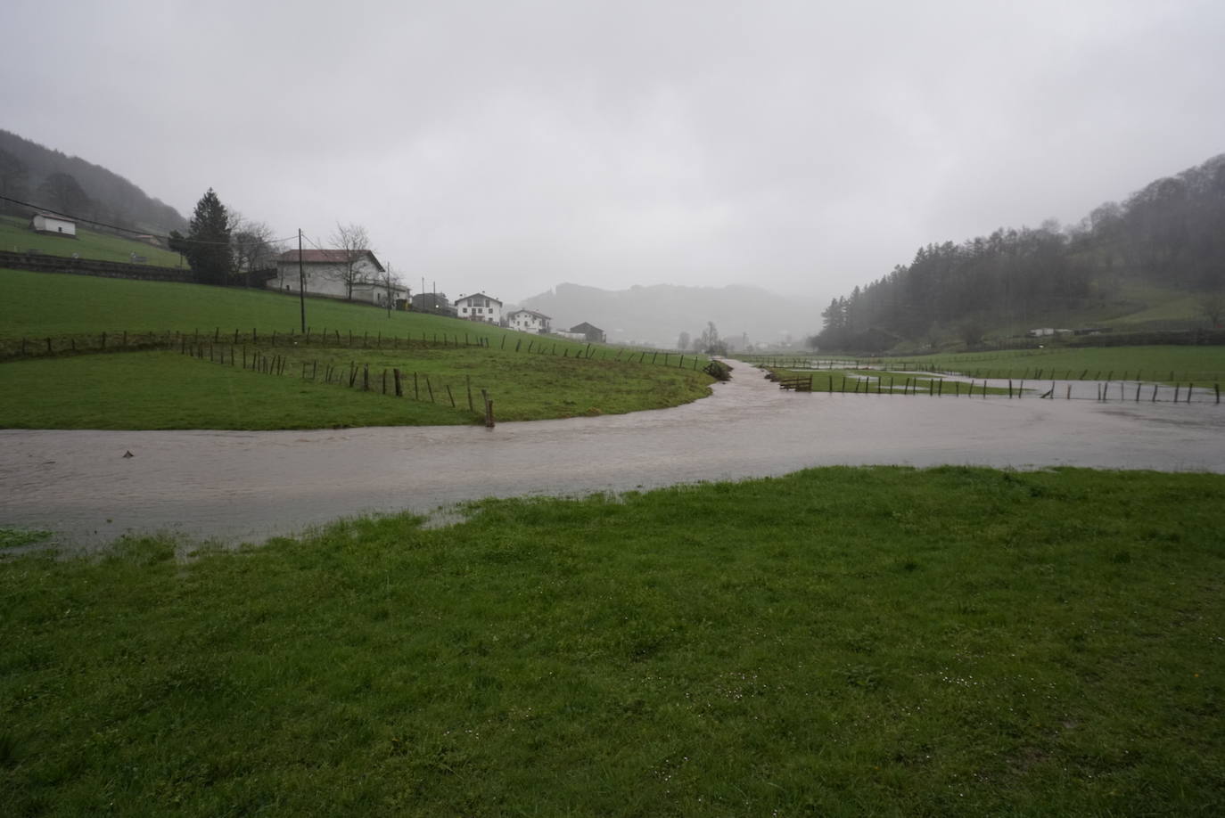 Gipuzkoa, en alerta por las fuertes lluvias