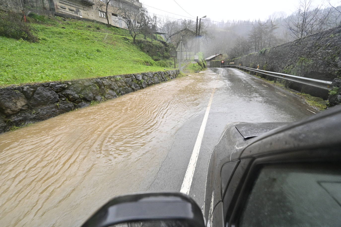 Gipuzkoa, en alerta por las fuertes lluvias