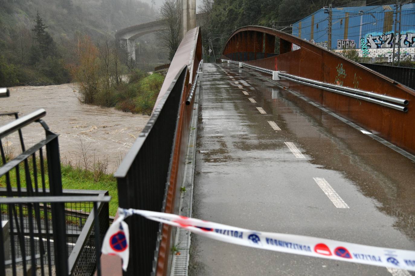 Gipuzkoa, en alerta por las fuertes lluvias