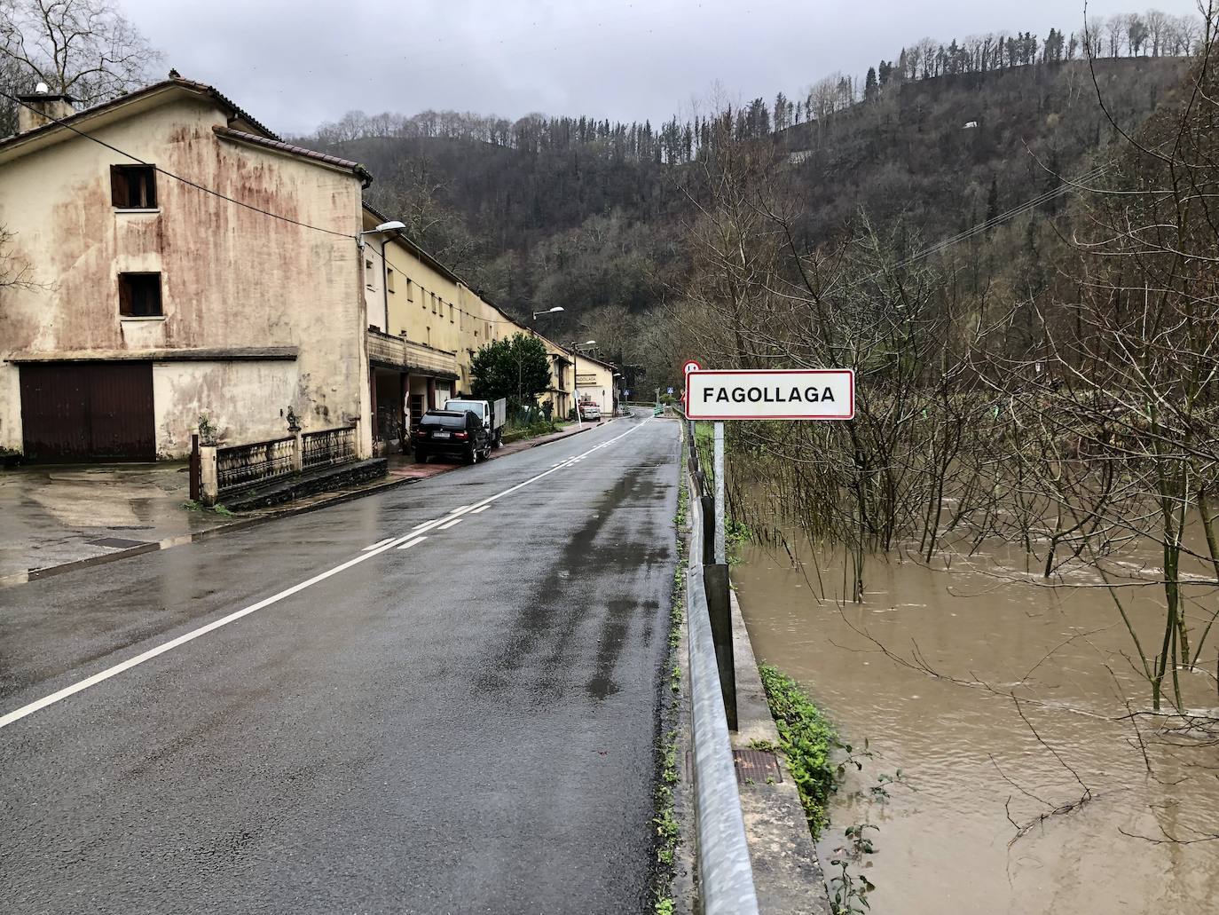 Gipuzkoa, en alerta por las fuertes lluvias