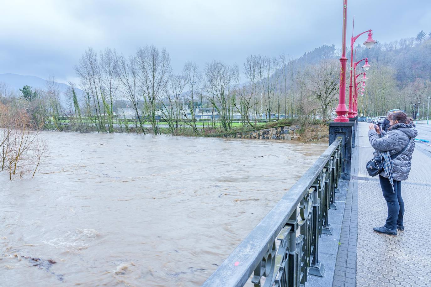 Gipuzkoa, en alerta por las fuertes lluvias