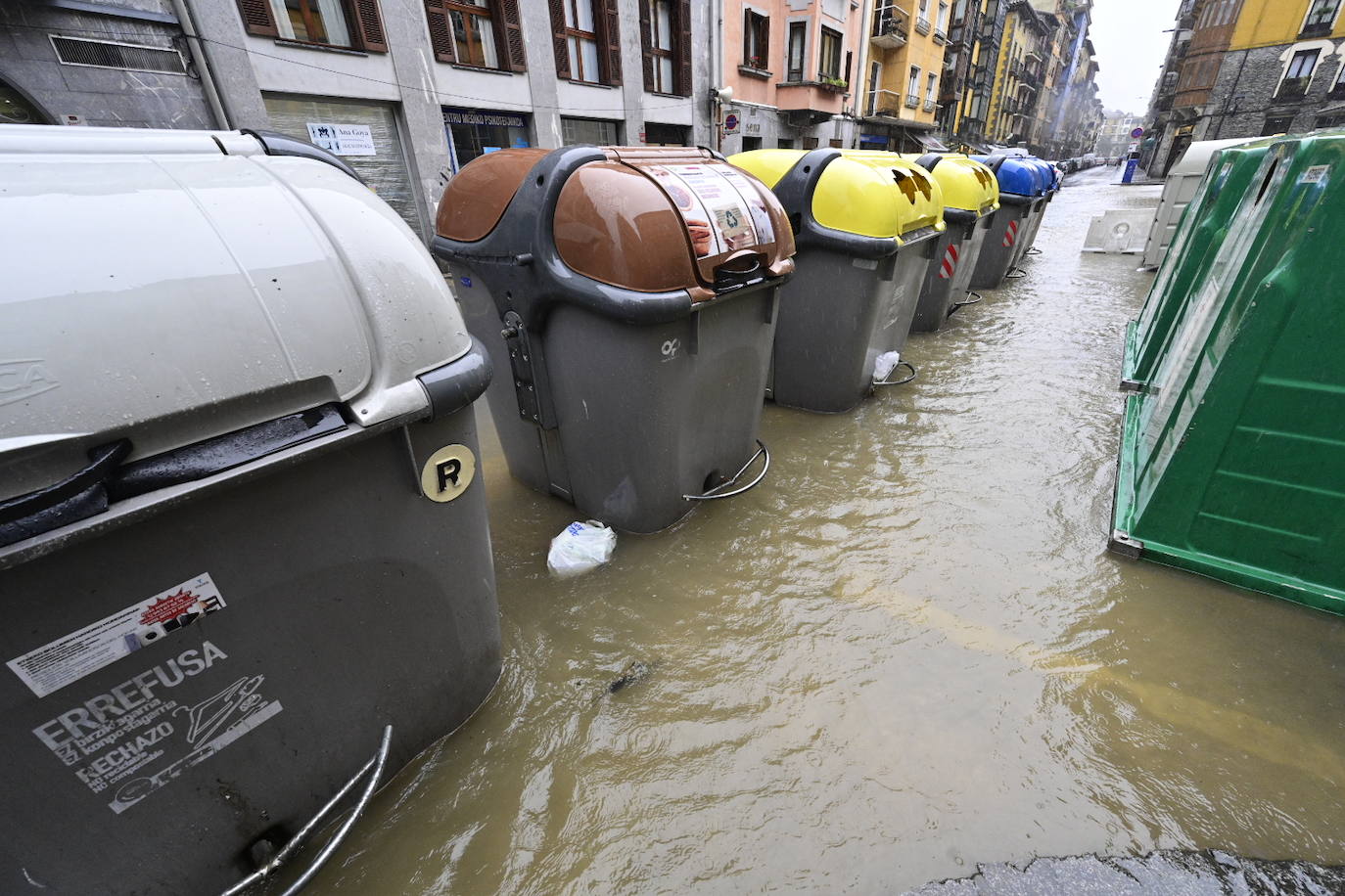 Gipuzkoa, en alerta por las fuertes lluvias