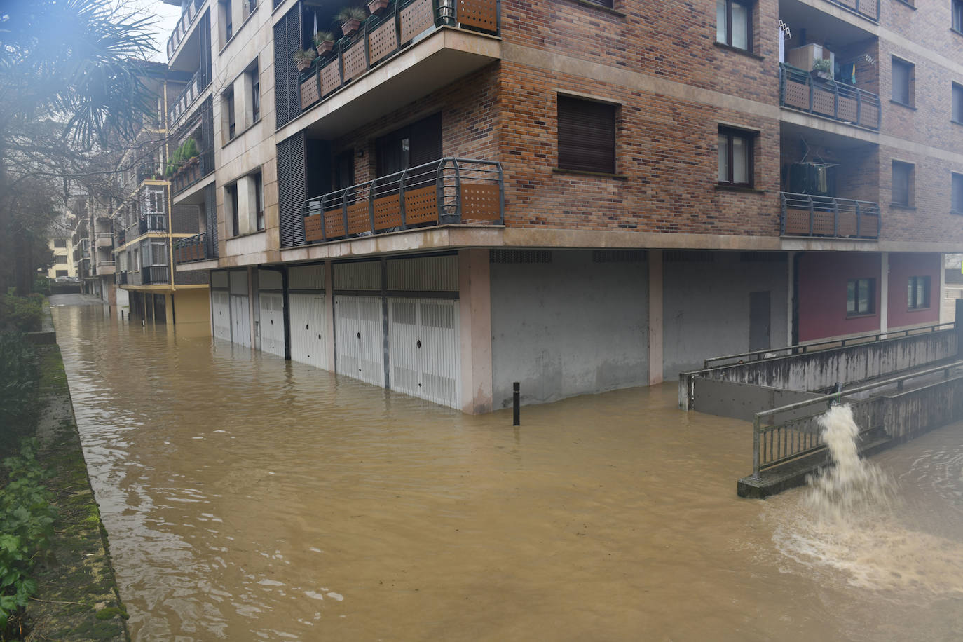 Gipuzkoa, en alerta por las fuertes lluvias