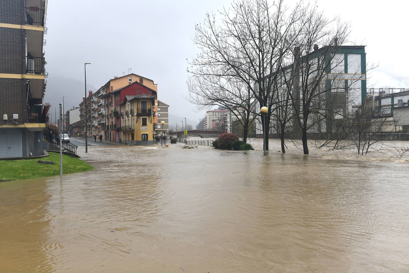 Gipuzkoa, en alerta por las fuertes lluvias