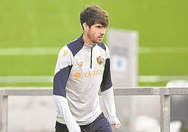 Aritz Elustondo, en Zubieta.