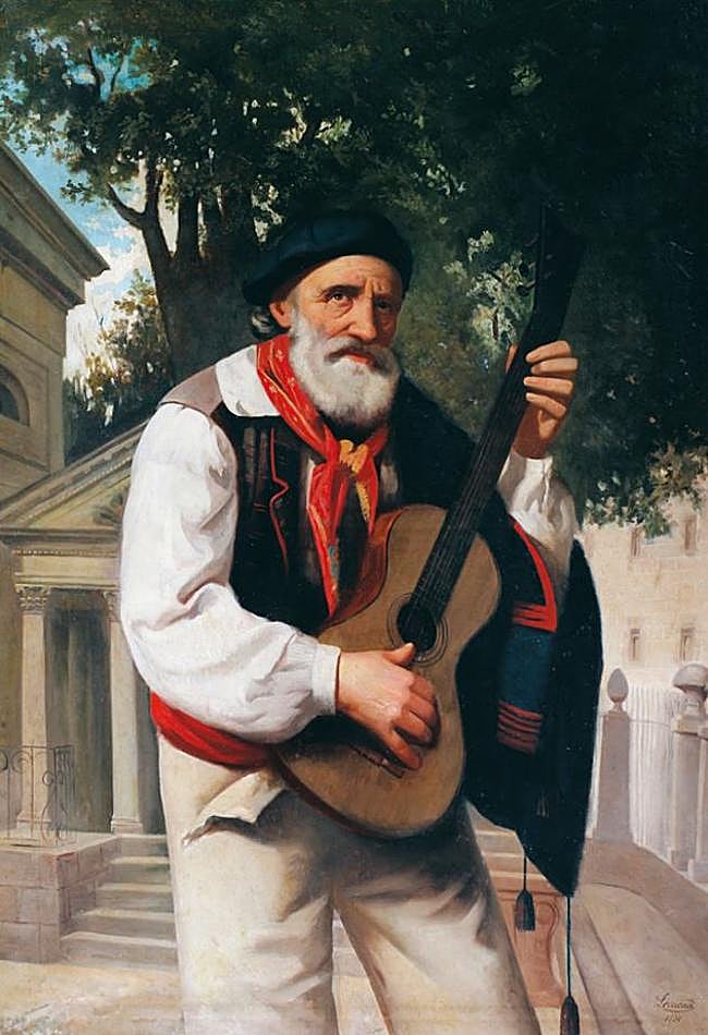 Retrato al óleo de José María Iparraguirre pintado por Antonio María Lecuona y que preside el salón de plenos del Ayuntamiento de Urretxu.