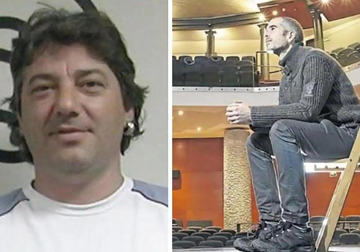 Isaías Carrasco y el bertsolari Ekaitz Goikoetxea.