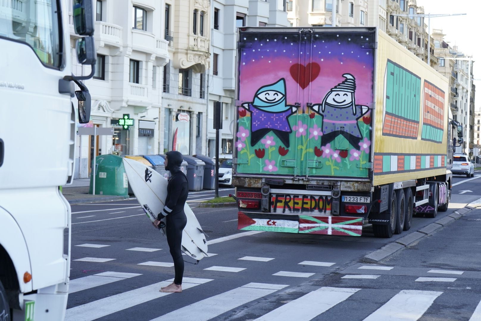 Una caravana a favor de los refugiados saharauis