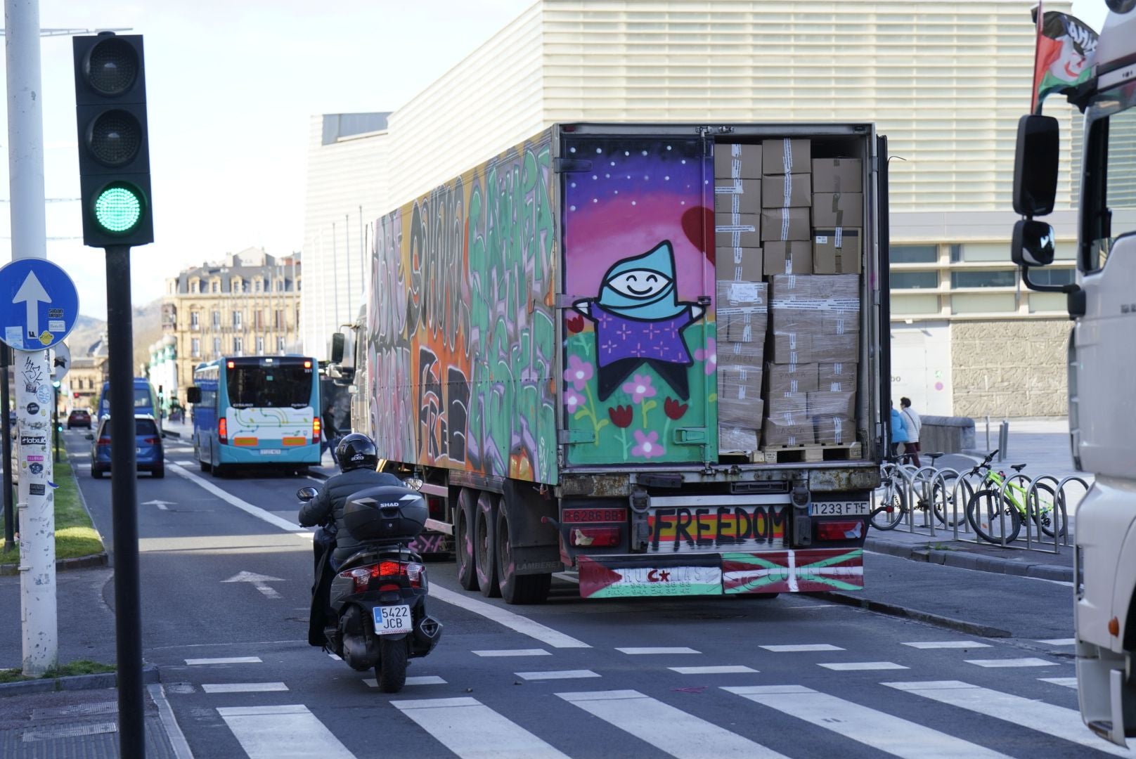 Una caravana a favor de los refugiados saharauis