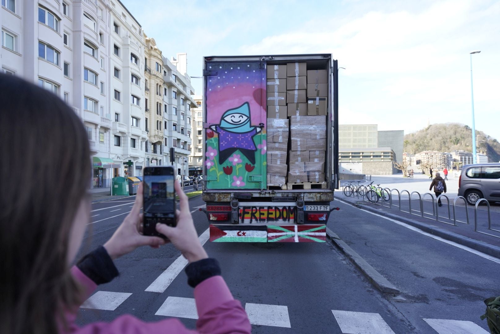 Una caravana a favor de los refugiados saharauis