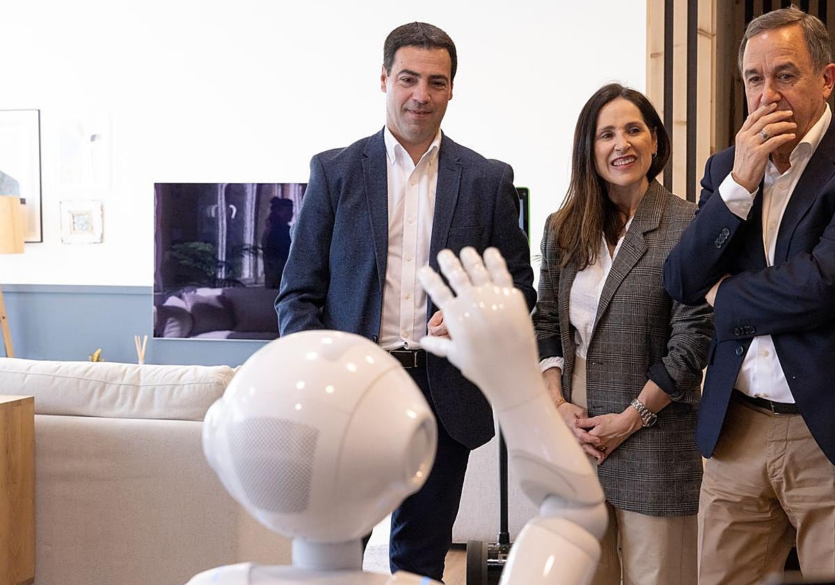 Imanol Pradales, este martes en las instalaciones del centro de Formación profesional Tknika de Errenteria.