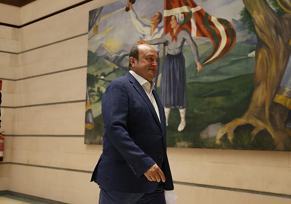 El presidente del PNV, Andoni Ortuzar.