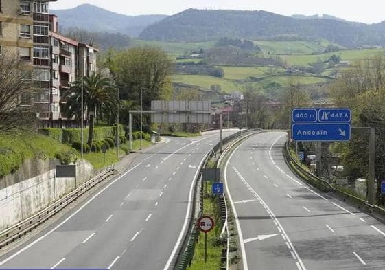 Obras en el tramo Andoain-Lasarte-Oria en la N-I provocarán afecciones durante el fin de semana