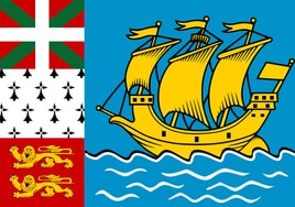 La bandera del archipiélago francés que contiene la ikurriña.