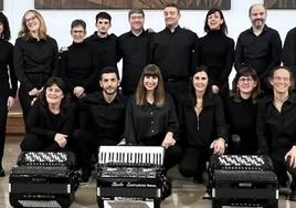 La Orquesta de Acordeones ofrece un concierto en la basílica María Magdalena este sábado, con entrada gratuita.