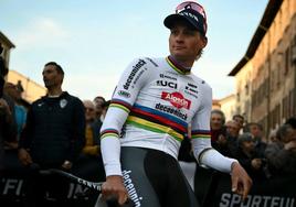 El ciclista neerlandés, Mathieu Van der Poel.