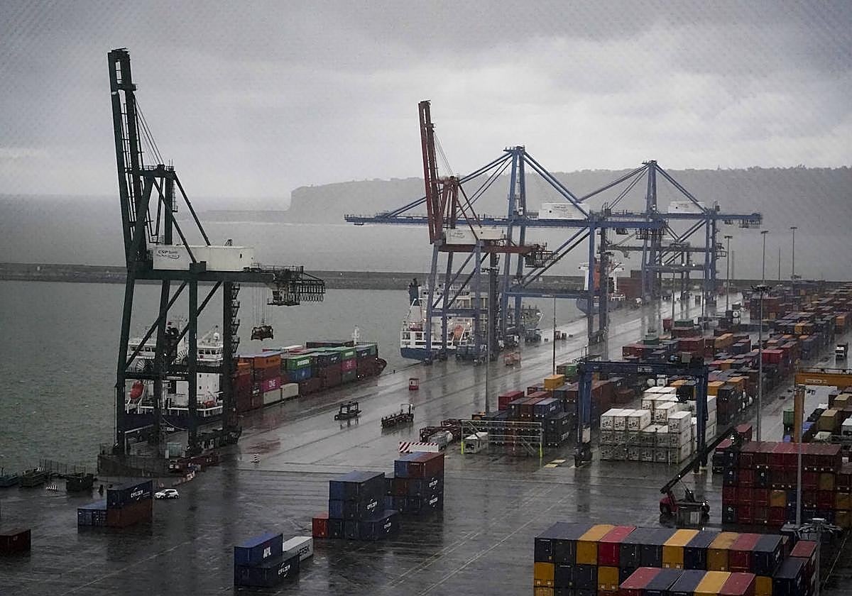 Imagen de archivo del puerto de Bilbao.