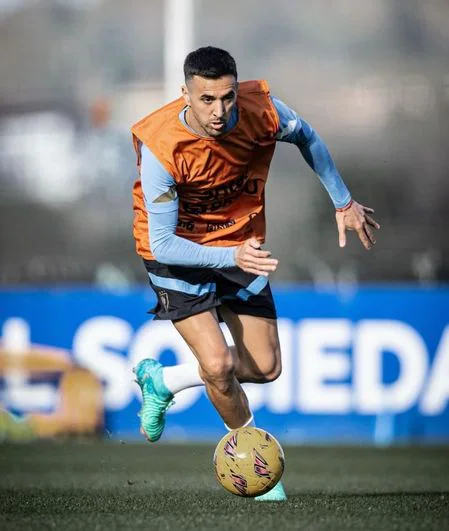 La selección de Uruguay entrena en Zubieta preparando el duelo ante la Euskal Selekzioa