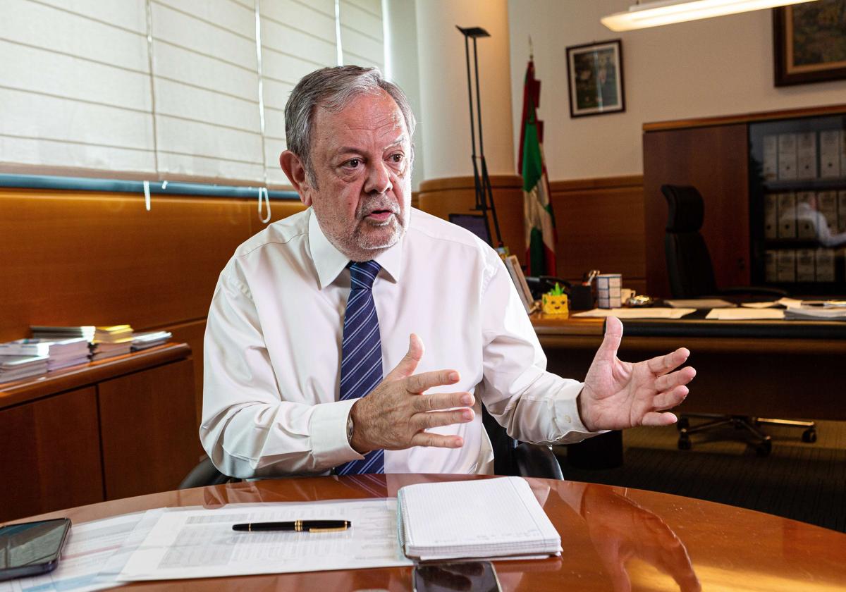 Pedro Azpiazu, Consejero de Economía y Hacienda del Gobierno Vasco.