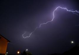 La tormenta ha descargado 541 rayos en Bizkaia y solo dos en Gipuzkoa y Álava