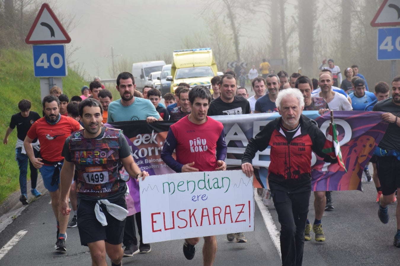 Korrika camino de Elgeta